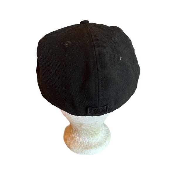 New Era Detroit Tigers Fitted Baseball Cap Size 7 1/4 Black - Picture 3 of 6